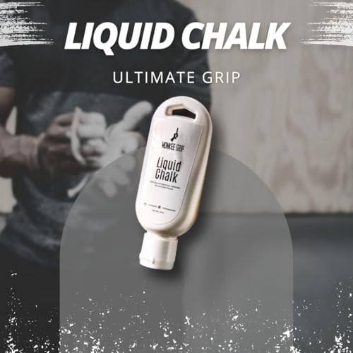 Liquid Hand Chalk, 1.75 Oz, Quick Dry Non Slip Grip, Low Dust | No Mess Formula, Travel Size, Made In America, For Climbing, Weightlifting, Gymnastics, Ninja & Obstacle Course Racing