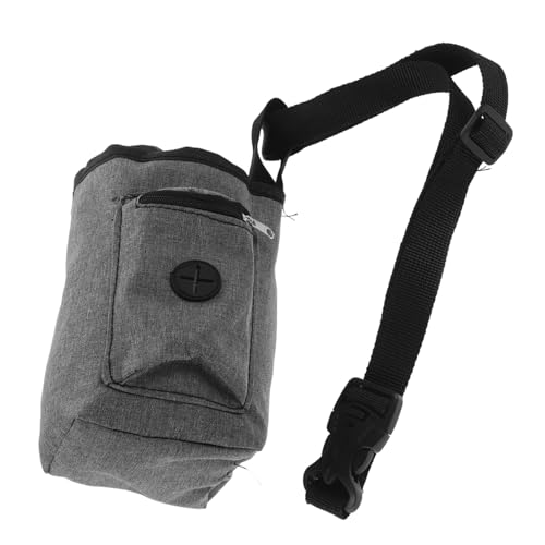 Mipcase Chalk Bag for Rock Climbing and Weightlifting Durable Anti-Slip with Zippered Storage Pockets Stylish Gray Design for Bouldering and Gym Use