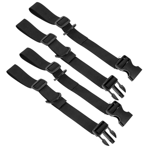 2pcs Adjustable Cargo Securing Straps with Buckle, Thickened Webbing Tie Down Belt for Bundling Backpacks, Yoga Mats, Tents, and Industrial Use