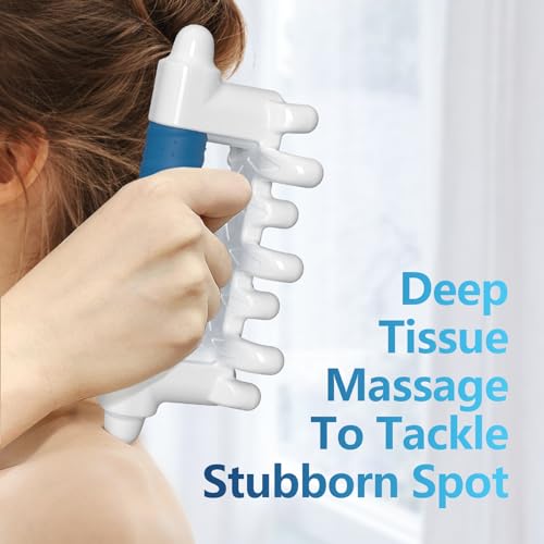 Fascia Massage Tool Blaster for Cellulite,Handheld Myofascial Release Tool for Deep Tissue Massage,Trigger Point Massage Tool for Manual Massage of Neck & Back - color: Dark Blue