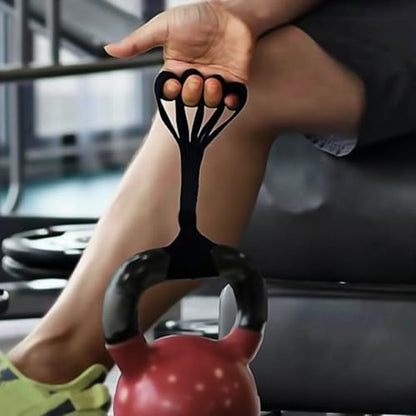 Finger Strengthener 4-Finger Nylon | Grip Strength Exerciser for Climbing Sports Gym Wrestling Home Workout Boxing Baseball Tennis Swimming Sports Gym Workout
