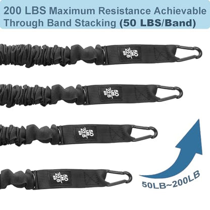 Pull Up Assistance Bands, Adjustable Heavy Duty Assisted Bands for Pull Ups - color: Black