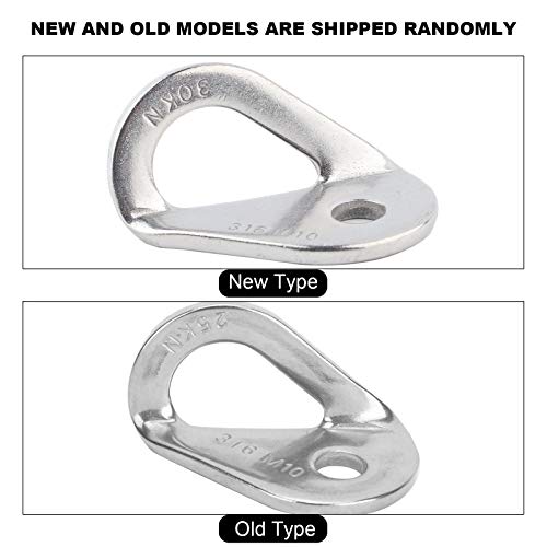 ZJchao Duty Stainless Steel Climbing Holds Anchors Weatherproof Indoor Outdoor Mounting Solutions for Home Gyms Bouldering Training Rigging