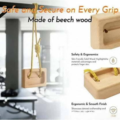 Portable Hangboard | Portable Arm Workout & Pull-up Training Board - Compact Fingerboard Grip Trainer - for Rock Climbers Home Gym Indoor Doorway Wall Outdoor Bouldering Pull Up Workout