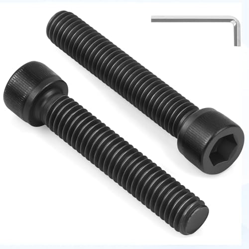 40 PCS 1/4-20 x 1-1/4" Hex Socket Head Cap Screws Bolts, Allen Socket Drive, Black Oxide, 12.9 Grade Alloy Steel 1/4 inch Allen Bolt, Fully Machine Thread - color: Black, size: 1/4-20 x 1-1/4"