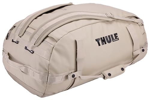 Thule Chasm Duffel bag, Weather-resistant materials, Easy packing, Converts to backpack, Internal pockets, Travel-ready - color: SOFT SAND, size: 70L