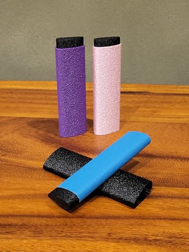 Reusable Skin File with Cover - Great for Rock Climbing, Bouldering, Climber, Gym, Crossfit, Weightlifting, Gymnast - Callus Finger Hand Sander (Blue) - color: Blue