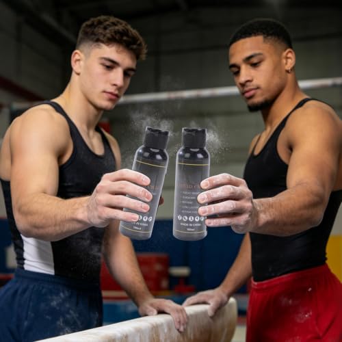 Chalk Liquid Fast Drying - 100ml Anti-Slip Hand Powder | Sports Liquid Grip Chalk for Rock Climbing Badminton Weightlifting Gymnastics Fitness Tennis Golf - color: Black