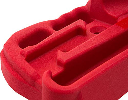 TRANGO Rock Prodigy Pivot Expert-Red (Red Pivot - 22 Grips, Elite Package (Includes Pulley)) | Rock Climbing Training Devices