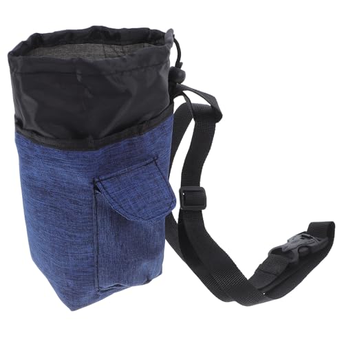 Bouldering Chalk Bag with Waist Belt and Zippered Storage Pouch Anti-Slip Rock Climbing Chalk Holder Outdoor Mountaineering Climbing Gear