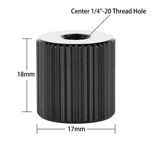 ChromLives Barrel Nut Screw for Magic Arm, 1/4''-20 Thread Hole, 4Pack - size: 4pack tripod nut