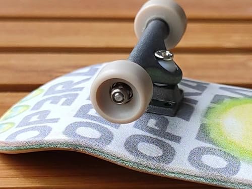 LEEFAI Pro Fingerboard Wheels Handmade Peek Finger Skateboard Wheel- Durable Outdoor Street Bowl Wheels- Measure 8.5x5.0mm