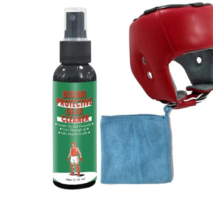 Boxing Glove Deodorizer 100ml Powerful Spray for Sports | Deodorizer for Athletic Gear for Shoes Work Boots Clothing Gym Bag Helmet Hockey Baseball Football Removes Stink & Dirt