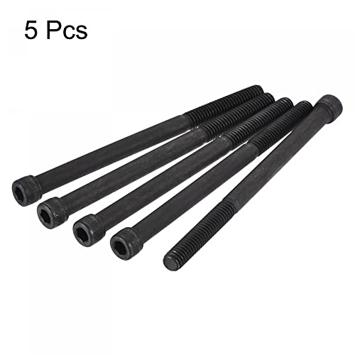 uxcell 5/16-18x4-1/2" Hex Socket Head Cap Screw Bolts 12.9 Grade Alloy Steel 5pcs - size: 4 Inch - 1/2 Inch