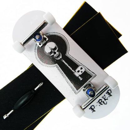 P-REP V2 Pro Performance Complete Wooden Fingerboard kit with Urethane Wheels and Bushings 32mm - Skeleton Key - color: Skeleton Key