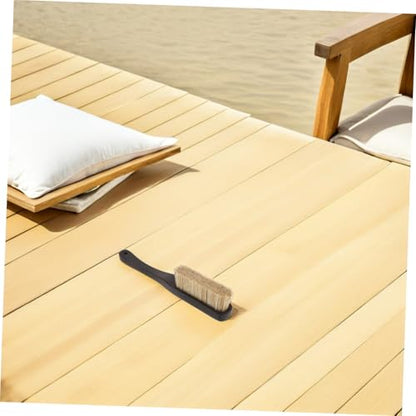 Yardwe Rock Climbing Chalk Brush with Fine Hair Bristles and Wooden Handle for Efficiently Removing Chalk and Dirt, Reducing Hand Fatigue, Suitable for Allseason Rock Climbing