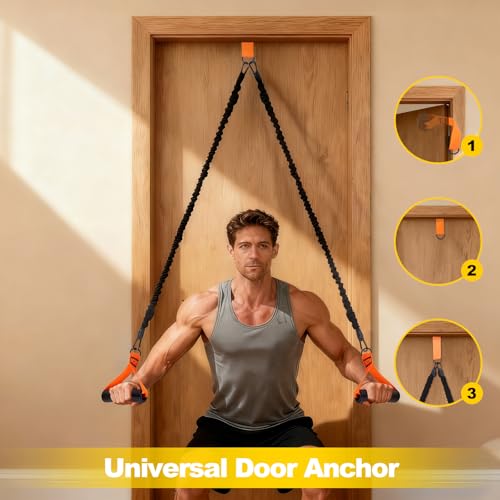 WELSPO Pull Up Assistance Bands, Adjustable Heavy Duty Resistance Band