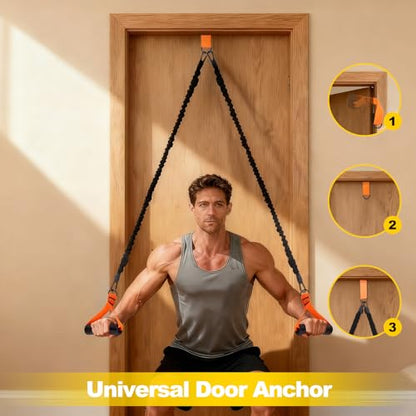 WELSPO Pull Up Assistance Bands, Adjustable Heavy Duty Resistance Band