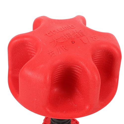KALLORY Five Finger Trainer Hand Grippers Grip Strength Trainer Set Adjustable Resistance Crimson Fitness Accessory for Weightlifting Climbing and Strength Training with 2.5-4.2cm Hole