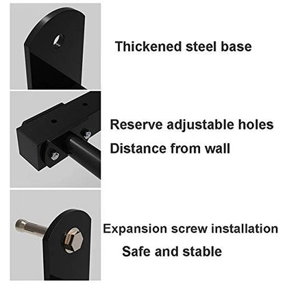 AGYH Wall-Mounted Chin Up Bar, Steel Multi-Position Horizontal Bar, for Wall Climbing Frame of Home Gym, 3 Styles, Load 200KG - size: Style 1
