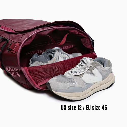 Utility Duffle Bag 40L, Convertible Backpack for Travel, Gym & Commute, Water Repellent - color: Valkyrie