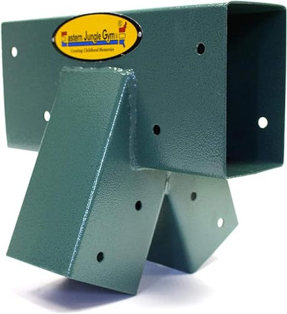Eastern Jungle Gym Easy 1-2-3 90° A-Frame Swing Set Bracket Heavy Duty for Ez, Simple Install - DIY Swing Set Parts | Heavy Duty DIY Swing Set Hardware for Outdoor Playset Frame Construction, 90 Degree Bracket Beam Connector - style: 90° A-Frame Swing Set