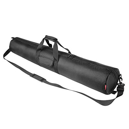 HEMMOTOP Tripod Bag, 47x7in All Sides Thick Tripod Carrying Case with Shoulder Strap and Handle, Heavy Duty Light Stand Bag with Two Zippered Pockets for Pool Cue, Speaker Stand -R12018 - size: 47" L x 7" D