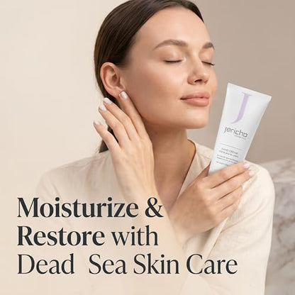 Jericho Cosmetics Hand Cream – Moisturizing & Nourishing with Aloe, Olive Oil & Dead Sea Salts – Hydrating Formula with Witch Hazel & Vitamin E – Non-Greasy, 3.4 oz - style: 1 Pack (Hand Cream)