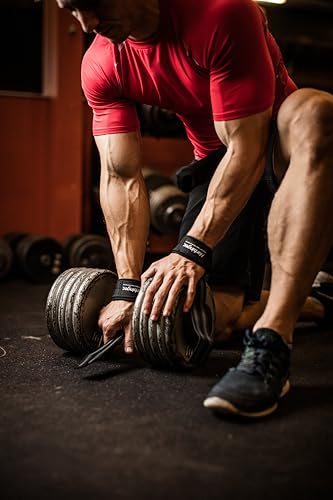 Harbinger Big Grip No-Slip Nylon Lifting Straps with DuraGrip (Pair) - style: Big Grip Padded