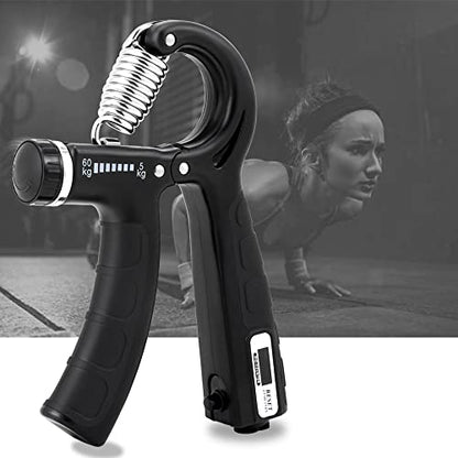 Grip Strength Trainer with Counter 2 Pack, Hand Grip Strengthener with Adjustable Resistance 11-132Lbs, Hand Grip Exerciser Strengthener, Non-Slip Hand Gripper, Forearm Workout Equipment, Perfect for