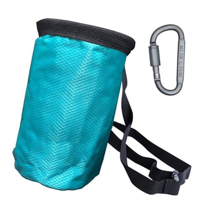 Camper Accessories, Rock Climbing Chalk Bag Adjustable Bag Bouldering Chalk Bags Bucket for Rock Climbing Weight Lifting - color: Blue bag Dshap