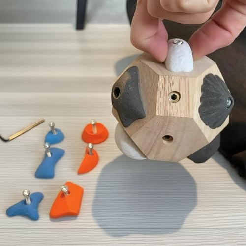 Handcrafted Rock Climbing Training Block - Portable and Customizable Grip Trainer for Building Strength and Precision
