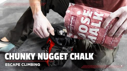 Sick Dyno® Escape Climbing Chunky Nuggets Climbing Chalk 200g | Premium Loose Bulk Climbing Chalk | 100% Pure Magnisum Carbonate Optimized for Rock Climbing | Vegan