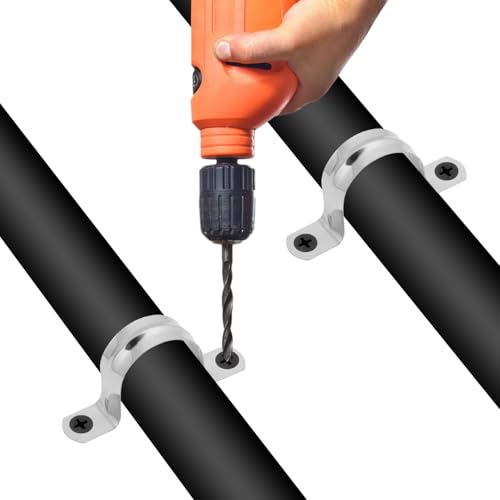 300 PCS 1-1/4 Inch Stainless Steel Rigid Pipe Strap, M32 Conduit Clamps, U Bracket Mounting Clamps with Two Hole, U Tube Pipe Clamp for Chemical Industry, Commercial - size: 300 PCS 1-1/4 Inch
