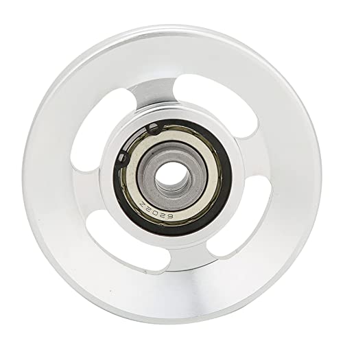 Bearing Pulley Wheel, Aluminium Alloy Fitness Pulley Home Gym Attachments Part Exercise Strength Training Accessory Exercise Machine Attachments for Gym - size: 90mm in diameter