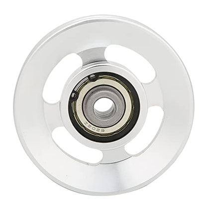 Bearing Pulley Wheel, Aluminium Alloy Fitness Pulley Home Gym Attachments Part Exercise Strength Training Accessory Exercise Machine Attachments for Gym - size: 90mm in diameter