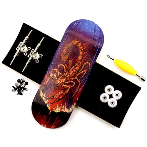 32mm Pro Fingerboard 12 Constellation Series Wooden Finger Board (Scorpio) - color: Scorpio