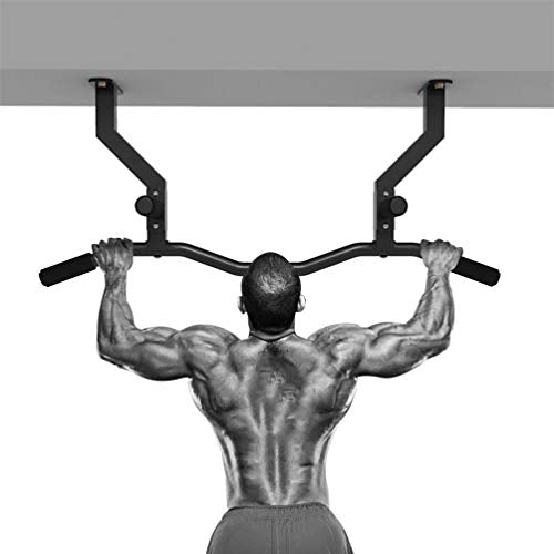 AGYH Wall-Mounted Horizontal Bar, Sturdy Steel Chin Pull Rod, Corridor Garage Ceiling Rock Climbing Equipment, Load 250kg