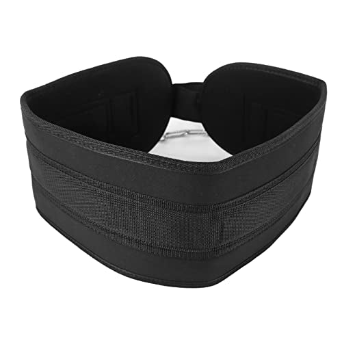 Adjustable Dip Belt for Weightlifting, Heavy Duty Dip Belt with Chain and Carabiner, Pull Up Dip Belt for Dips and Strength Training, Professional Exercise Dip Belt for Men and Wom