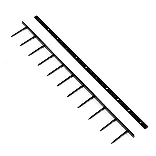 11-Inch Long x 1-Inch Wide Velobind Binding Spines - VBH1101-11 Pins Per Spine - Compatible with Velobind Binding Machines - 100 per Box - color: Black