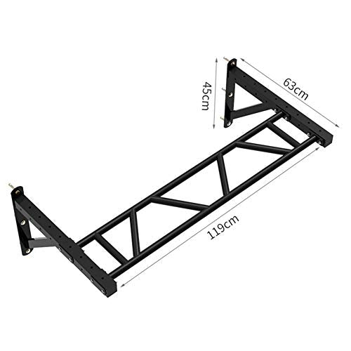 AGYH Wall-Mounted Chin Up Bar, Steel Horizontal Bar, Adjustable Distance Wall Climbing Frame, 3 Styles, Load 300KG - size: Style 2