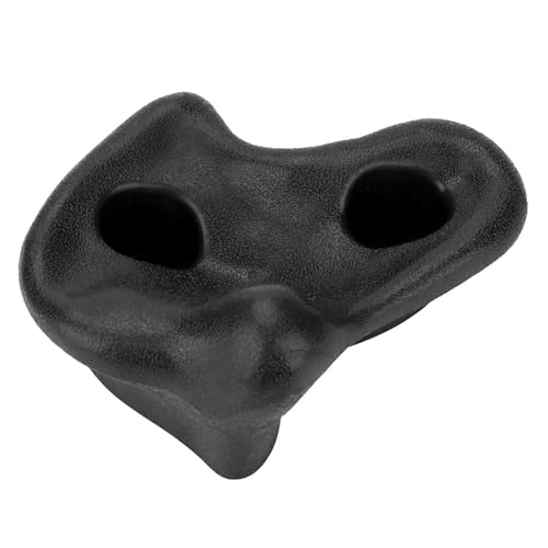 Rock Climbing Holds Adult Rock Climbing 10PCS Textured Stones for Kids Plastic Wall Holds with Bolts Fun IndoorOutdoor S Activity Kit (Black) - color: Black