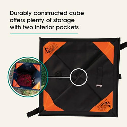 WEAVER ARBORIST Throw Line Storage Cube, Collapsible Rope Organizer Bag for Tree Climbing, Throw Line & Outdoor Gear Storage