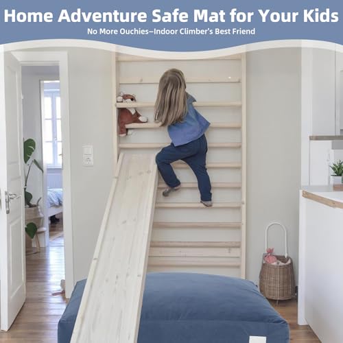 whiffee Upgraded Crash Pad for Kids Sensory with Handle,Soft Foam Blocks - Crash Pads for Autistic Children Indoor Jump Climb, Kids Autism Sensory Crash Mat with Anti-Slip Washable Cover - size: 3FT x 4FT