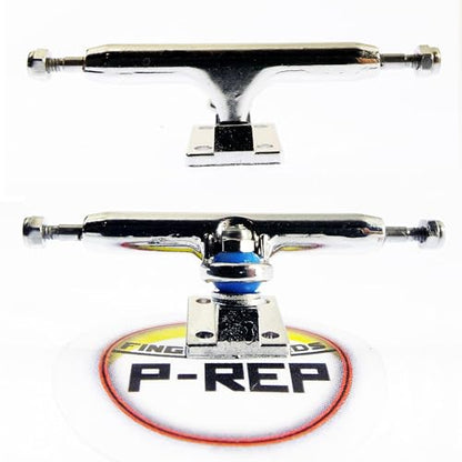 P-REP V2 Pro Performance Complete Wooden Fingerboard kit with Urethane Wheels and Bushings 34mm - Smell the Rainbow - color: Smell the Rainbow