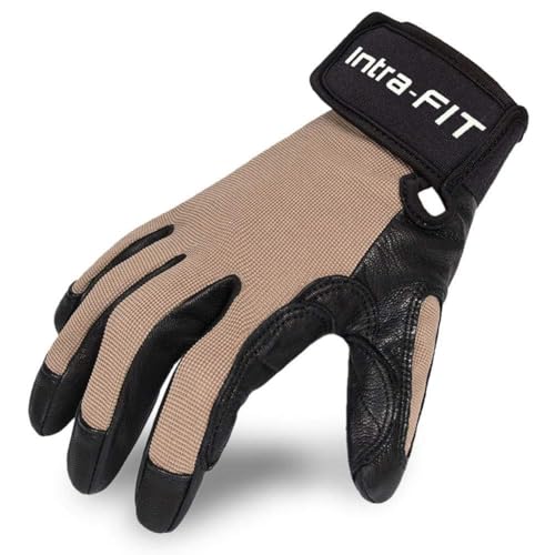 Goatskin Climbing Gloves, Rescue & Rock | Durable Grip for Rappelling, Tree, Wall, and Mountain Climbing - color: Normal, size: Small