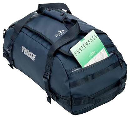 Thule Chasm Duffel bag, Weather-resistant materials, Easy packing, Converts to backpack, Internal pockets, Travel-ready - color: DARKEST BLUE, size: 40L