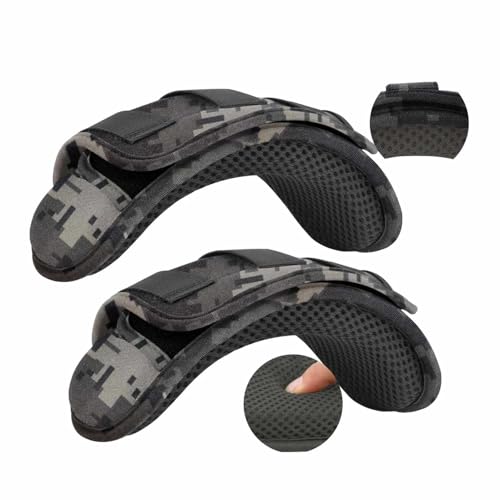 ZINMARK 2Pcs Tactical Shoulder Pad, Ultra-Thick Comfort Cushion for Vest Straps, Backpacks, Breathable & Shock-Absorbing,Camouflage-gray - color: Camouflage-gray