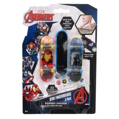 33849AVG: Avengers 3Pk Fingerboards with Accessories