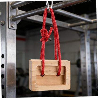 Portable Wooden Hangboard for Rock Climbing Training, 2pcs Fingerboard Set for Indoor and Outdoor Use, Doorway Climbing Board for Finger Strength and Grip Conditioning